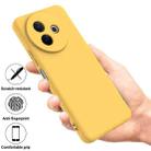 For vivo Y39 5G / Y300i 5G Solid Color Liquid Silicone Dropproof Full Coverage Phone Case(Yellow) - 2