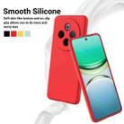 For vivo Y300 Pro+ / iQOO Z10 Solid Color Liquid Silicone Dropproof Full Coverage Phone Case(Red) - 3