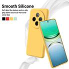 For vivo Y300 Pro+ / iQOO Z10 Solid Color Liquid Silicone Dropproof Full Coverage Phone Case(Yellow) - 3