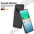 For vivo Y300 Pro+ / iQOO Z10 Solid Color Liquid Silicone Dropproof Full Coverage Phone Case(Black) - 3