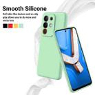 For vivo Y300T / iQOO Z10x Solid Color Liquid Silicone Dropproof Full Coverage Phone Case(Green) - 3