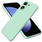 For Xiaomi Poco C65/Redmi 13C 4G Solid Color Liquid Silicone Dropproof Full Coverage Phone Case(Green) - 1