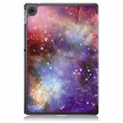 For Lenovo Tab 10.1 2025 Custer Coloured Drawing 3-folding Leather Smart Tablet Case(Milky Way) - 3