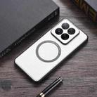 For Xiaomi 14T PU MagSafe Magnetic Phone Case(White) - 1