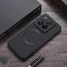 For Xiaomi 14T CD Magnetic Cloth Texture PU Phone Case(Black) - 1