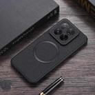 For Xiaomi 14T Pro CD Magnetic Cloth Texture PU Phone Case(Black) - 1