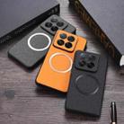 For Xiaomi 14T Pro CD Magnetic Cloth Texture PU Phone Case(Black) - 3