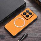 For Xiaomi 14T Pro CD Magnetic Cloth Texture PU Phone Case(Orange) - 1