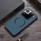 For Xiaomi 15 Pro CD Magnetic Cloth Texture PU Phone Case(Green) - 1