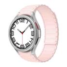 For Samsung Galaxy Watch 6 / 5 / 4 Magnetic Loop Silicone Watch Band(Pink) - 1