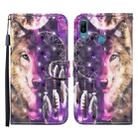 For Huawei Y6 (2019) / Honor 8A 3D Painted Pattern Horizontal Flip Leather Case with Holder & Wallet & Card slot & Lanyard(Wind Chime Wolf) - 1