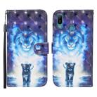 For Huawei Y6 (2019) / Honor 8A 3D Painted Pattern Horizontal Flip Leather Case with Holder & Wallet & Card slot & Lanyard(Lion) - 1