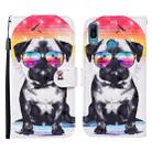 For Huawei Y6 (2019) / Honor 8A 3D Painted Pattern Horizontal Flip Leather Case with Holder & Wallet & Card slot & Lanyard(Glasses Dog) - 1