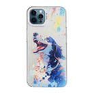 For iPhone 12 Pro Max Cartoon Animal Graffiti PC + TPU Phone Case(Border Collie) - 1