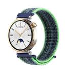 18mm Universal Nylon Loop Watch Band(Bright Green Blue) - 1