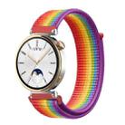 18mm Universal Nylon Loop Watch Band(Rainbow) - 1