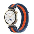 18mm Universal Nylon Loop Watch Band(Blue Orange Blue) - 1
