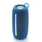 T&G TG663 Portable Colorful LED Wireless Bluetooth Speaker Outdoor Subwoofer(Blue) - 1