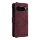 For Google Pixel 9 Pro Multifunctional Multi-Card Wallet Phone Leather Case(Wine Red) - 3