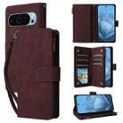 For Google Pixel 10 / 10 Pro Multifunctional Multi-Card Wallet Phone Leather Case(Coffee) - 1