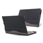 For Lenovo IdeaPad Slim 5i Gen 9 / Gen 8 14 inch Laptop Leather Shockproof Protective Case(Black) - 1