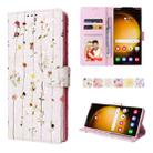 For Samsung Galaxy S24 Ultra 5G Bronzing Painting RFID Leather Case(Dreid Flower World) - 1