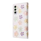 For Samsung Galaxy S24 FE 5G Bronzing Painting RFID Leather Case(Bloosoming Flower) - 3