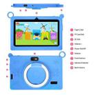 A133 7 inch Kid Tablet with Silicone Case,  2GB+32GB, Android 11 Allwinner A133 Quad Core CPU Support Parental Control Google Play(Blue) - 9