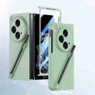For OPPO Find N3 Integrated Skin Feel PC Phone Case with Pen / Pen Box(Light Green) - 1