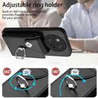 For Honor X60 Pro / X9c / Magic7 Lite Organ Card Bag Ring Holder PU Phone Case(Black) - 3