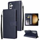 For Samsung Galaxy S24+ 5G 3-Card Slots Multifunctional Leather Phone Case(Blue) - 1