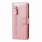 For Honor Play 60 Plus Fashion Calf Texture Zipper Leather Phone Case(Rose Gold) - 2