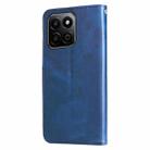 For Honor Play 60 Plus Fashion Calf Texture Zipper Leather Phone Case(Blue) - 3