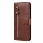 For Honor Play 60 Plus Fashion Calf Texture Zipper Leather Phone Case(Brown) - 2