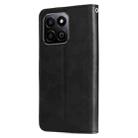 For Honor Play 60 Plus Fashion Calf Texture Zipper Leather Phone Case(Black) - 3