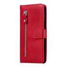 For Honor Play 60 Plus Fashion Calf Texture Zipper Leather Phone Case(Red) - 2