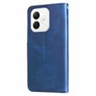 For Honor X60i Fashion Calf Texture Zipper Leather Phone Case(Blue) - 3