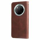 For Honor X9c / Magic7 Lite Fashion Calf Texture Zipper Leather Phone Case(Brown) - 3