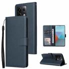 For Xiaomi Redmi Note 13 Pro 5G Multifunctional Horizontal Flip Leather Phone Case with Three Card Slot(Blue) - 1