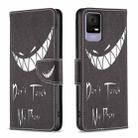 For TCL 40 SE Colored Drawing Pattern Leather Phone Case(Smirk) - 1