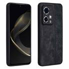 For Honor 90 GT AZNS 3D Embossed Skin Feel Phone Case(Black) - 1