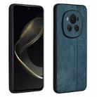 For Honor Magic6 AZNS 3D Embossed Skin Feel Phone Case(Dark Green) - 1