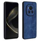 For Honor Magic6 AZNS 3D Embossed Skin Feel Phone Case(Sapphire Blue) - 1