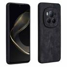 For Honor Magic6 Pro AZNS 3D Embossed Skin Feel Phone Case(Black) - 1
