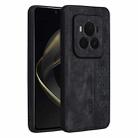 For Honor Magic6 Ultimate AZNS 3D Embossed Skin Feel Phone Case(Black) - 1