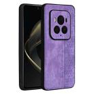 For Honor Magic6 Ultimate AZNS 3D Embossed Skin Feel Phone Case(Purple) - 1