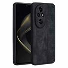 For Honor 200 AZNS 3D Embossed Skin Feel Phone Case(Black) - 1