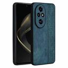 For Honor 200 AZNS 3D Embossed Skin Feel Phone Case(Dark Green) - 1