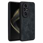 For Honor 200 Pro AZNS 3D Embossed Skin Feel Phone Case(Black) - 1