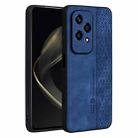 For Honor 200 Lite Global AZNS 3D Embossed Skin Feel Phone Case(Sapphire Blue) - 1